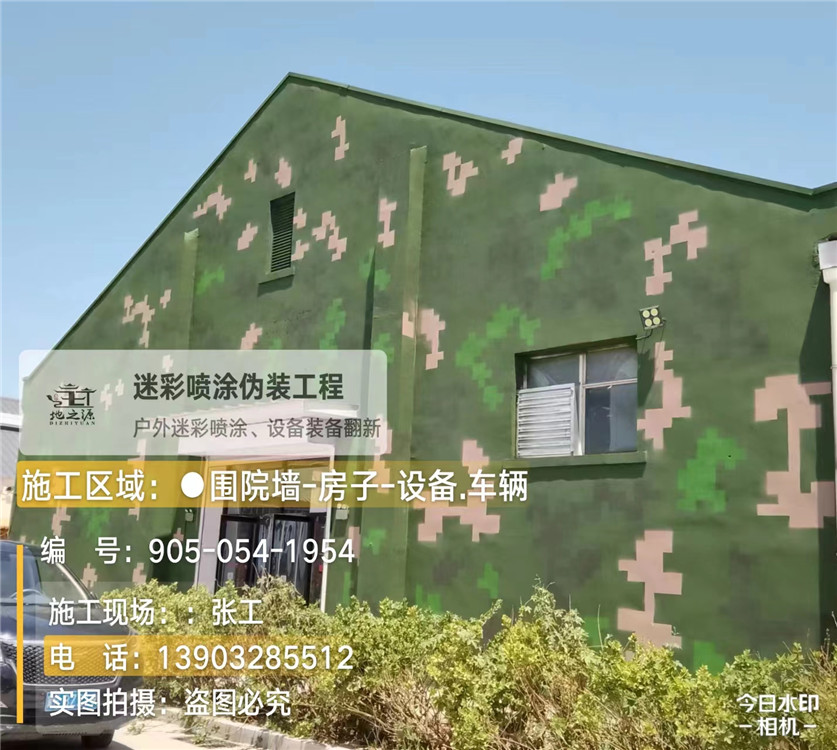 齐齐哈尔外墙数码迷彩漆施工报价清单（100㎡标准墙面测算）